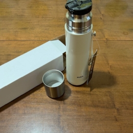 Termos DUKA RESA 500 ml biały kremowy stalowy DUKA ID: 2222039